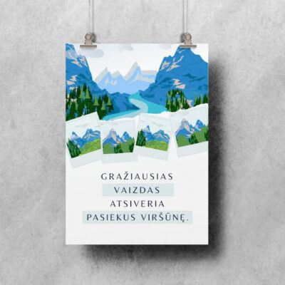 Plakatas „Viršūnė“