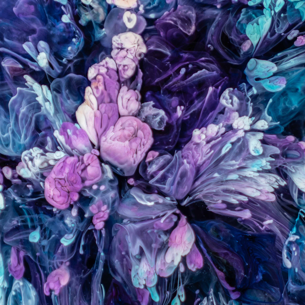 Paveikslas „Violetiniai žiedai“