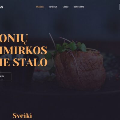Restorano svetainės dizainas – lietuviškas dizaino pavyzdys