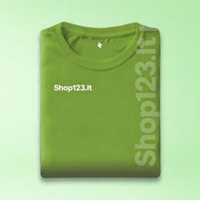 Žali marškinėliai „Shop123.lt“