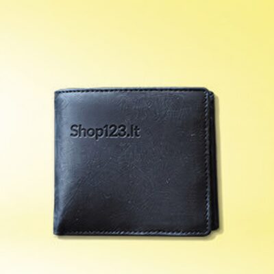 Juoda piniginė „Shop123.lt“